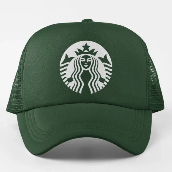 Accessories New Starbucks Foam Trucker Mesh Snapback Hat Dark